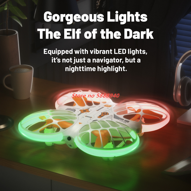 Drone Mini Lampu Neon Wifi Fpv - Drone Camera 4K ulasan dan harga