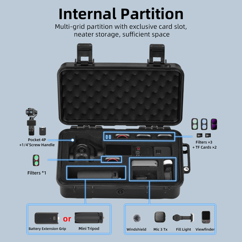 BRDRC Casing Keras Tahan Air u - Drone Camera Case ulasan dan harga
