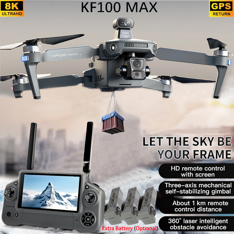 KF100 MAX Drone GPS Kamera 4K  - Drone Camera 4K ulasan dan harga