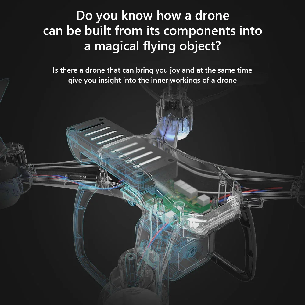 JJRC H108 DIY Drone Mini Perak - Drone Camera Hd ulasan dan harga